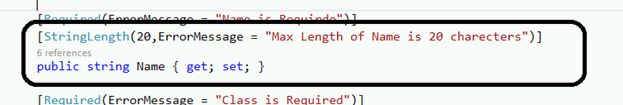 Specify Max length